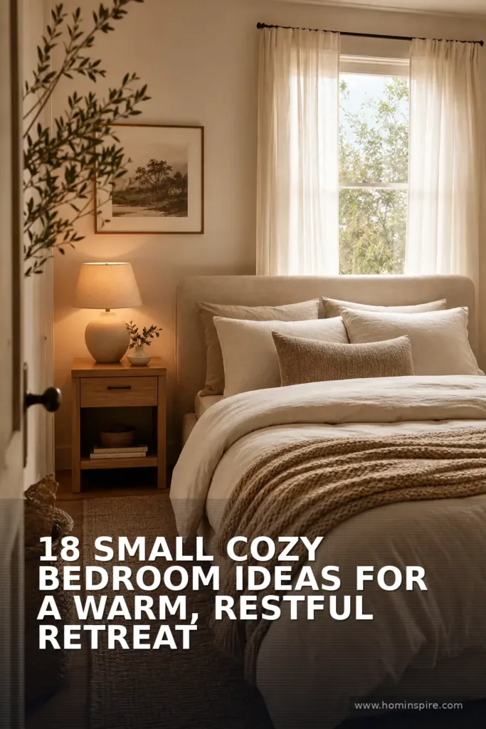 18 Small Cozy Bedroom Ideas for a Warm, Restful Retreat